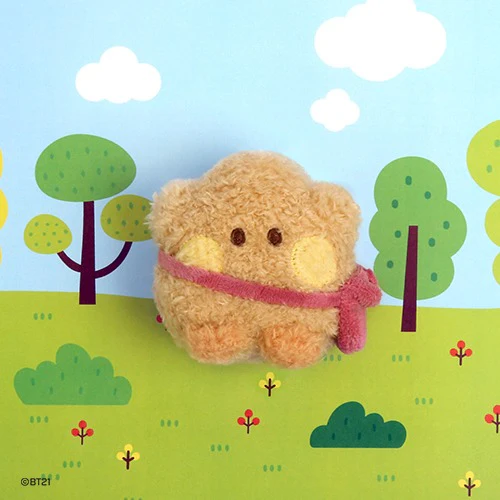 BT21 MININI PLUSH KEYRING [ PONPON-ENJOY ] - Image 4